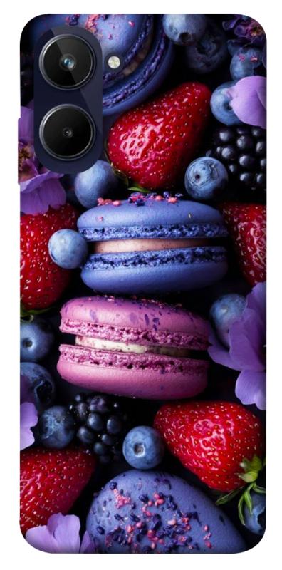 Чехол itsPrint Fruit macaroon для Realme 10 4G, еда, купить оптом с доставкой