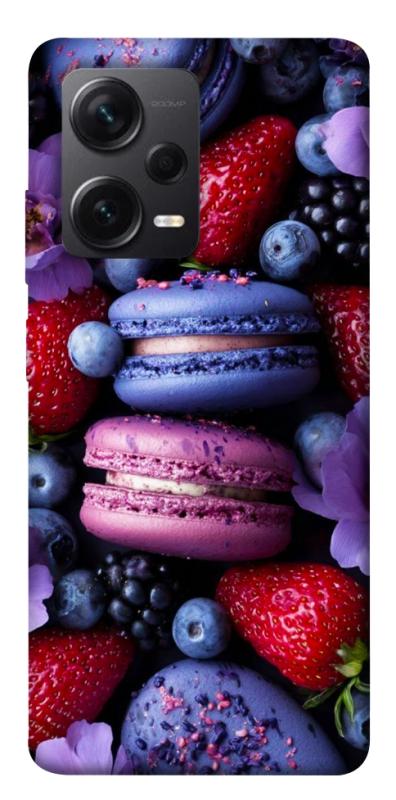 Чехол itsPrint Fruit macaroon для Xiaomi Redmi Note 12 Pro+ 5G, еда, купить оптом с доставкой