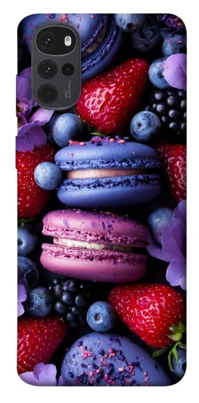 Чехол itsPrint Fruit macaroon для Motorola Moto G22, еда, купить оптом с доставкой
