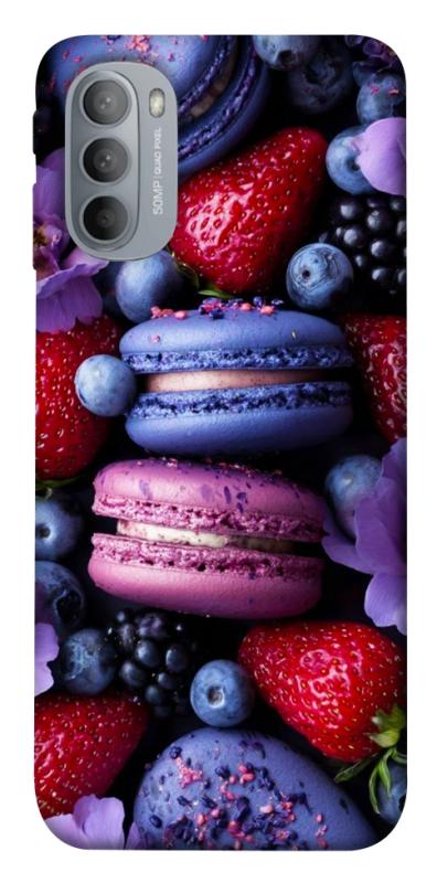 Чехол itsPrint Fruit macaroon для Motorola Moto G31, еда, купить оптом с доставкой