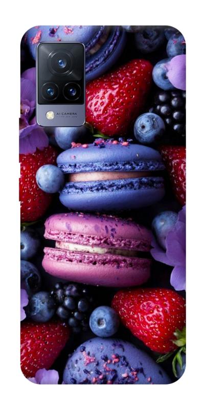 Чохол itsPrint Fruit macaroon для Vivo V21, їжа, купити оптом з доставкою