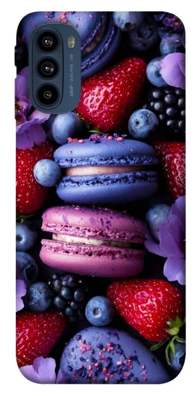 Чехол itsPrint Fruit macaroon для Motorola Moto G41, еда, купить оптом с доставкой