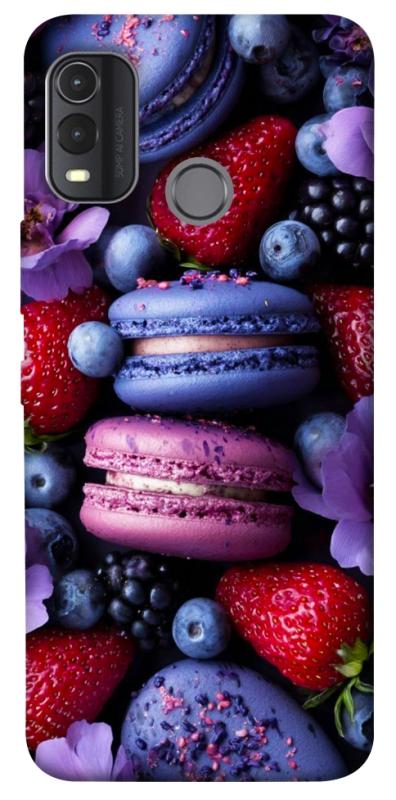 Чехол itsPrint Fruit macaroon для Nokia G11 Plus, еда, купить оптом с доставкой