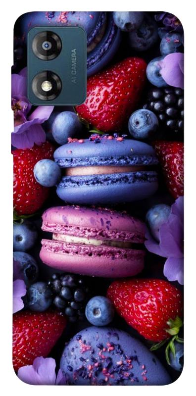 Чехол itsPrint Fruit macaroon для Motorola Moto E13, еда, купить оптом с доставкой