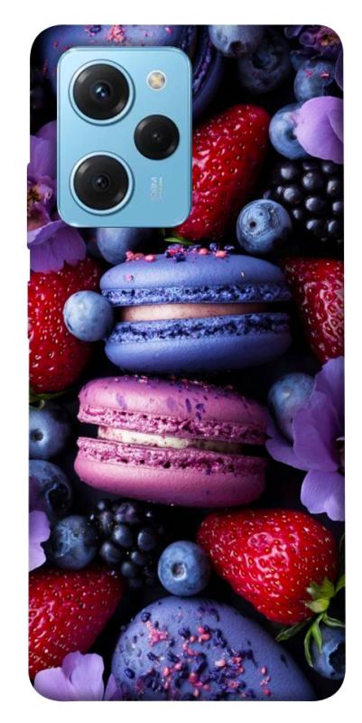 Чехол itsPrint Fruit macaroon для Xiaomi Poco X5 Pro 5G, еда, купить оптом с доставкой