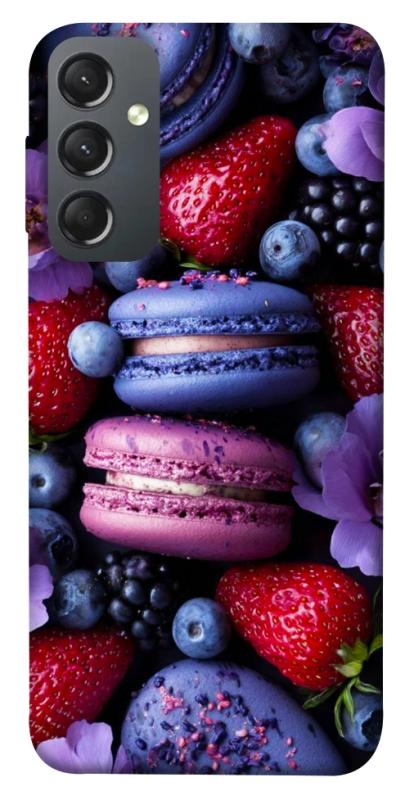 Чохол itsPrint Fruit macaroon для Samsung Galaxy A24 4G, їжа, купити оптом з доставкою