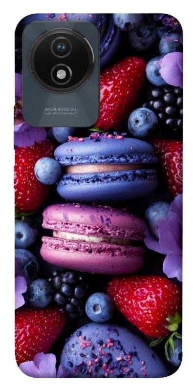 Чехол itsPrint Fruit macaroon для Vivo Y02, еда, купить оптом с доставкой