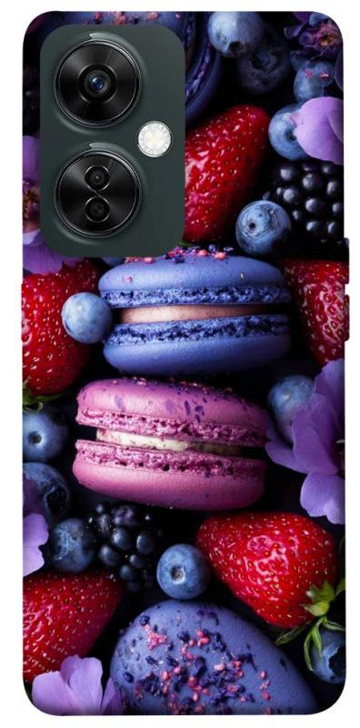 Чехол itsPrint Fruit macaroon для OnePlus Nord CE 3 Lite, еда, купить оптом с доставкой