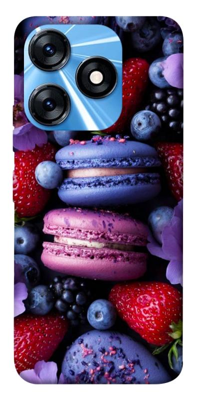Чохол itsPrint Fruit macaroon для TECNO Spark 10 Pro, їжа, купити оптом з доставкою