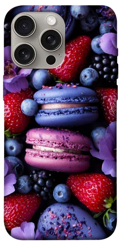 Чохол itsPrint Fruit macaroon для Apple iPhone 15 Pro Max (6.7"), їжа, купити оптом з доставкою