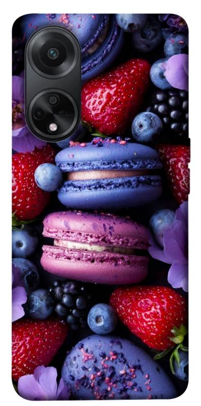 Чохол itsPrint Fruit macaroon для Oppo A58 4G, їжа, купити оптом з доставкою