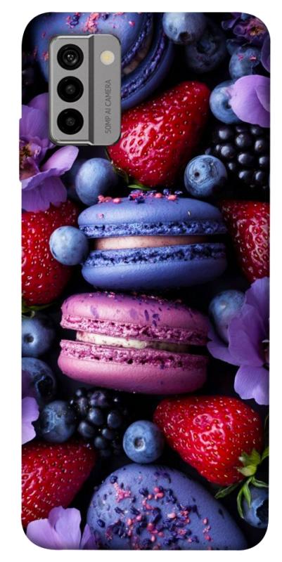 Чехол itsPrint Fruit macaroon для Nokia G22, еда, купить оптом с доставкой