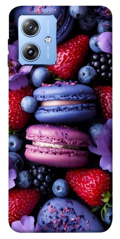 Чохол itsPrint Fruit macaroon для Motorola Moto G84, їжа, купити оптом з доставкою