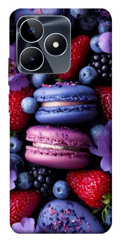 Чехол itsPrint Fruit macaroon для Realme C53, еда, купить оптом с доставкой