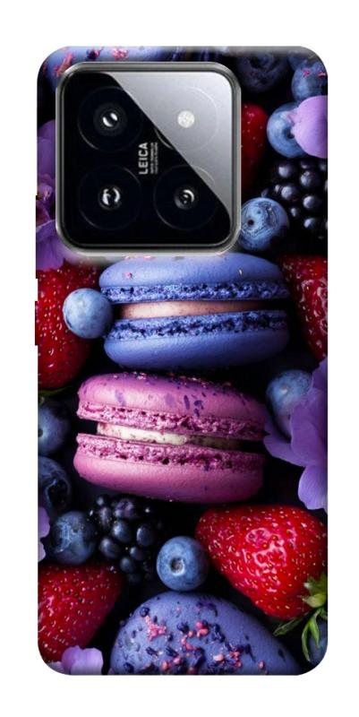 Чохол itsPrint Fruit macaroon для Xiaomi 14 Pro, їжа, купити оптом з доставкою