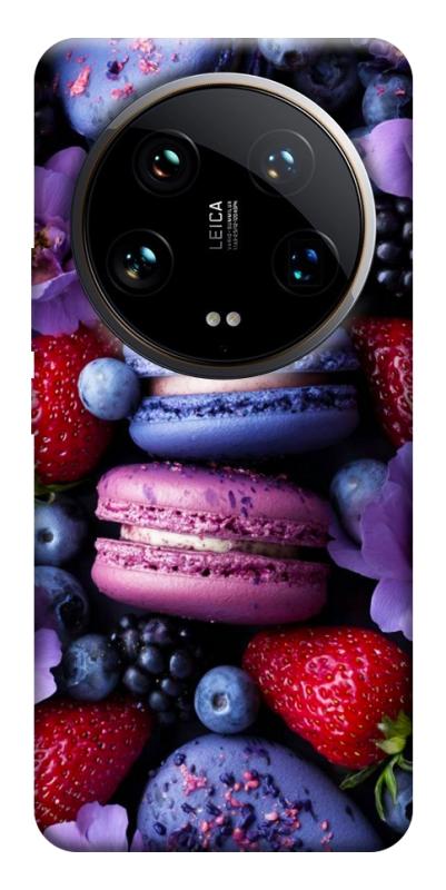 Чехол itsPrint Fruit macaroon для Xiaomi 14 Ultra, еда, купить оптом с доставкой