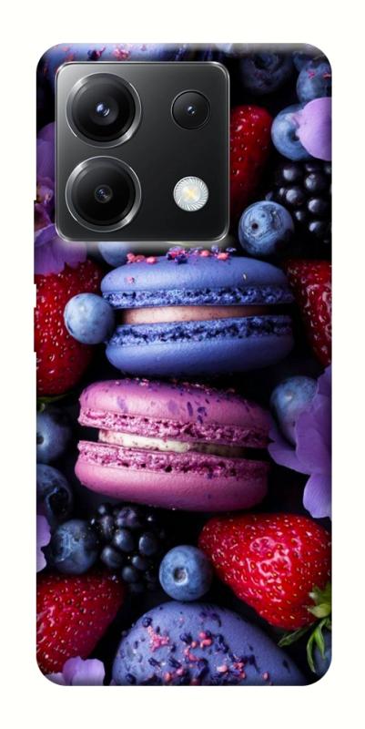 Чехол itsPrint Fruit macaroon для Xiaomi Poco X6, еда, купить оптом с доставкой