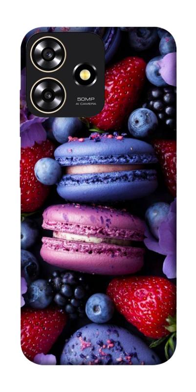 Чехол itsPrint Fruit macaroon для ZTE Blade A73 4G, еда, купить оптом с доставкой