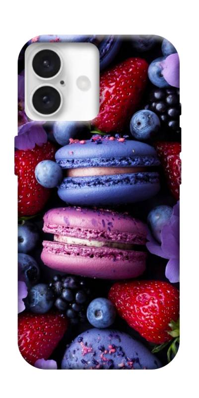 Чохол itsPrint Fruit macaroon для Apple iPhone 16 (6.1"), їжа, купити оптом з доставкою