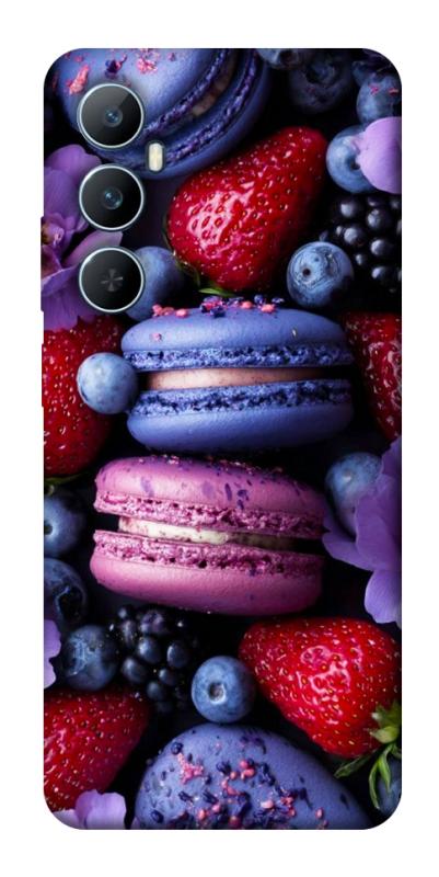 Чехол itsPrint Fruit macaroon для Realme C65 4G, еда, купить оптом с доставкой