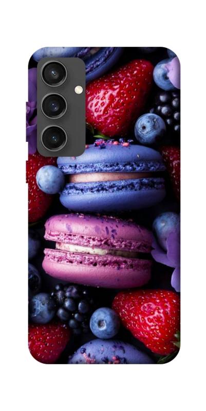 Чехол itsPrint Fruit macaroon для Samsung Galaxy S24 FE, еда, купить оптом с доставкой
