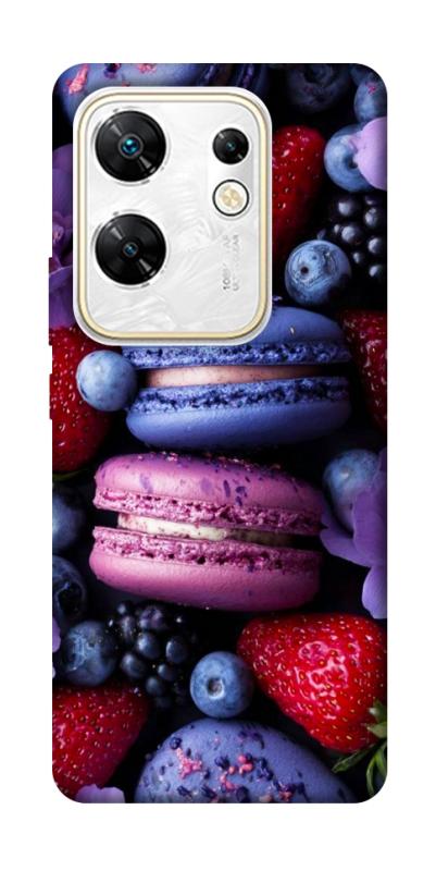 Чехол itsPrint Fruit macaroon для Infinix Zero 30 4G, еда, купить оптом с доставкой
