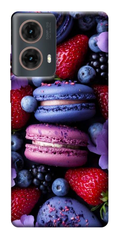 Чехол itsPrint Fruit macaroon для Motorola Moto G85, еда, купить оптом с доставкой