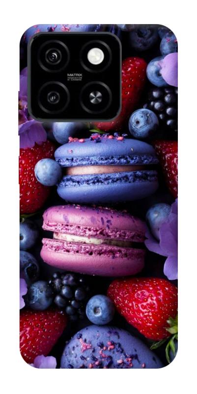 Чехол itsPrint Fruit macaroon для ZTE Blade A55 4G, еда, купить оптом с доставкой