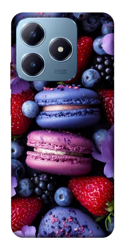 Чехол itsPrint Fruit macaroon для Realme C63 4G, еда, купить оптом с доставкой