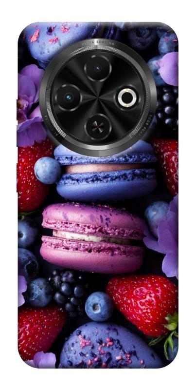 Чохол itsPrint Fruit macaroon для TECNO Spark 30C, їжа, купити оптом з доставкою