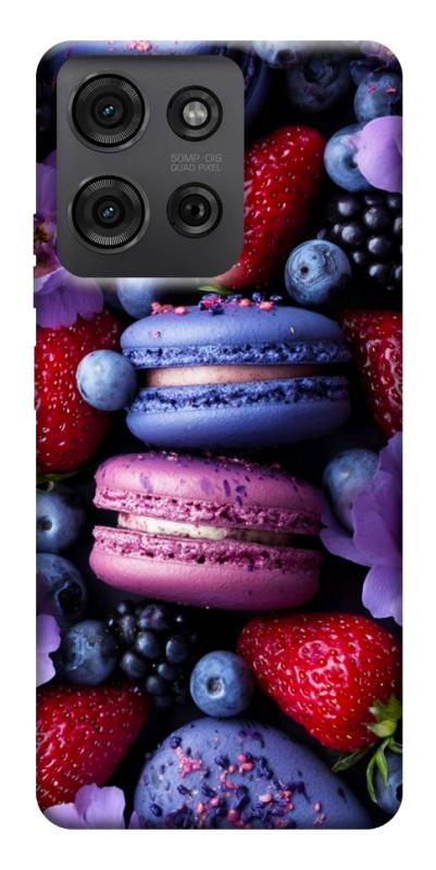 Чехол itsPrint Fruit macaroon для Motorola Moto G75 5G, еда, купить оптом с доставкой