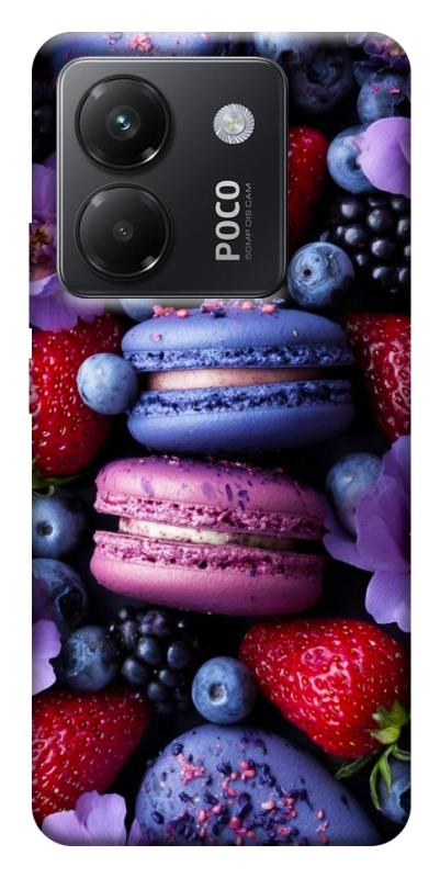Чехол itsPrint Fruit macaroon для Xiaomi Poco M7 Pro 5G, еда, купить оптом с доставкой