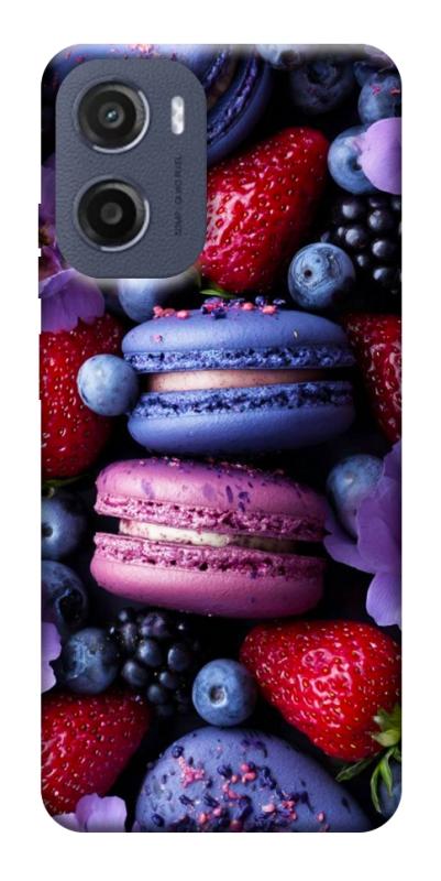 Чехол itsPrint Fruit macaroon для Motorola Moto G05, еда, купить оптом с доставкой