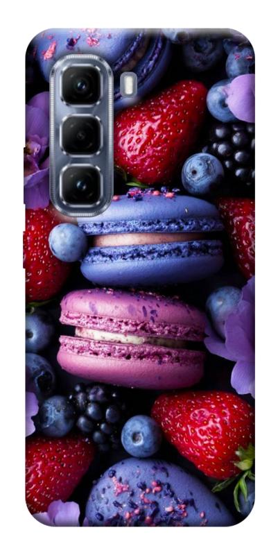 Чехол itsPrint Fruit macaroon для Infinix Hot 50 Pro, еда, купить оптом с доставкой