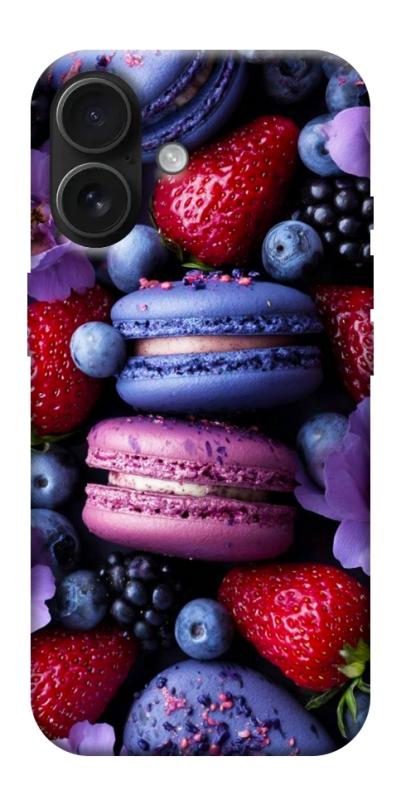 Чехол itsPrint Fruit macaroon для Apple iPhone 17 (6.3"), еда, купить оптом с доставкой