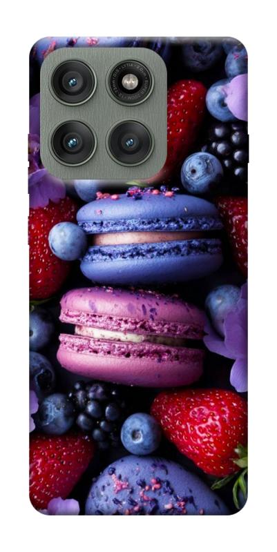Чехол itsPrint Fruit macaroon для Motorola Edge 60 Pro, еда, купить оптом с доставкой
