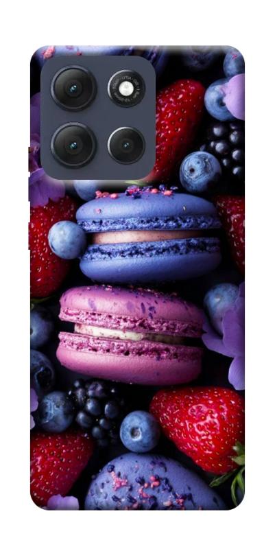 Чехол itsPrint Fruit macaroon для Motorola Moto G86 Power, еда, купить оптом с доставкой