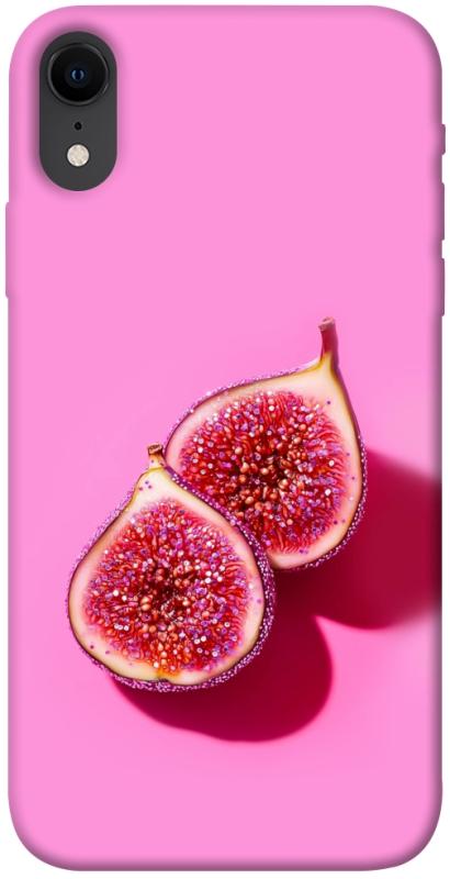 Чехол itsPrint Glowing fig для Apple iPhone XR (6.1"), еда, купить оптом с доставкой