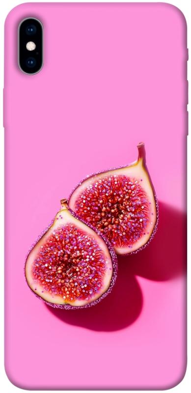 Чехол itsPrint Glowing fig для Apple iPhone XS Max (6.5"), еда, купить оптом с доставкой