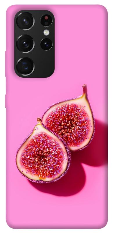 Чехол itsPrint Glowing fig для Samsung Galaxy S21 Ultra, еда, купить оптом с доставкой