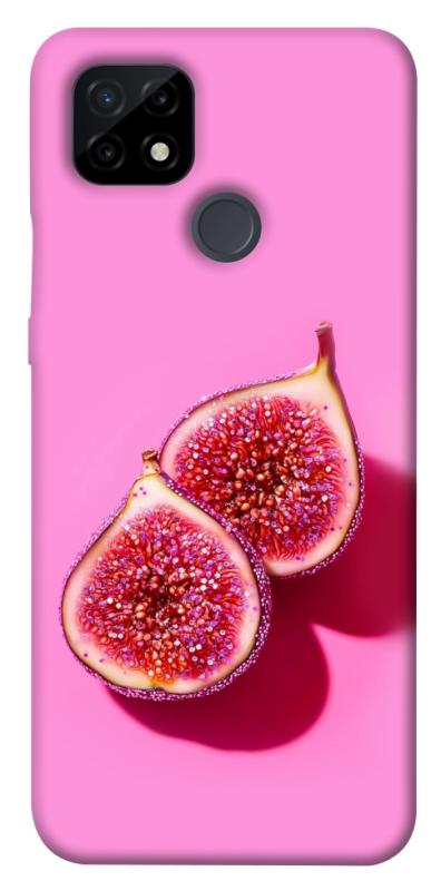 Чехол itsPrint Glowing fig для Realme C21, еда, купить оптом с доставкой