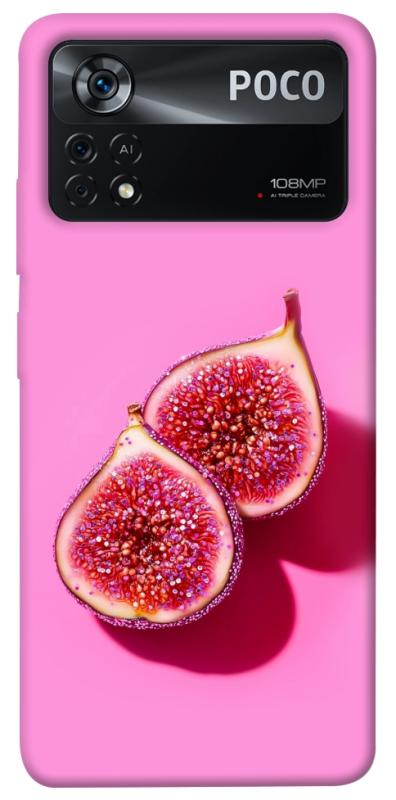 Чехол itsPrint Glowing fig для Xiaomi Poco X4 Pro 5G, еда, купить оптом с доставкой