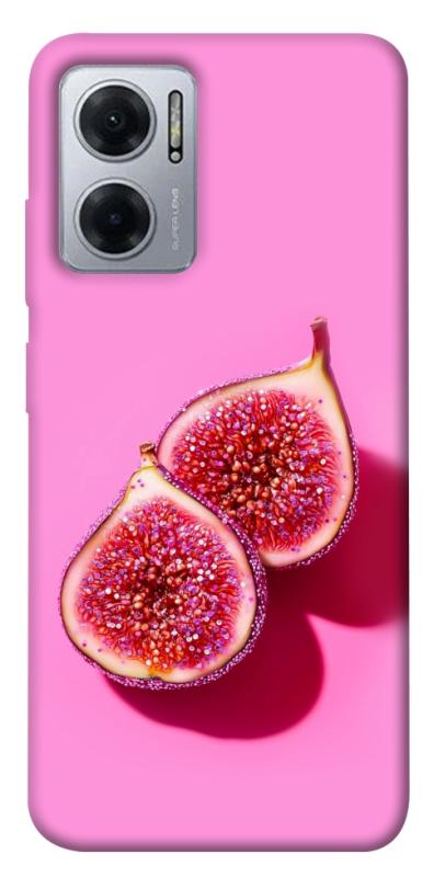 Чехол itsPrint Glowing fig для Xiaomi Redmi Note 11E, еда, купить оптом с доставкой
