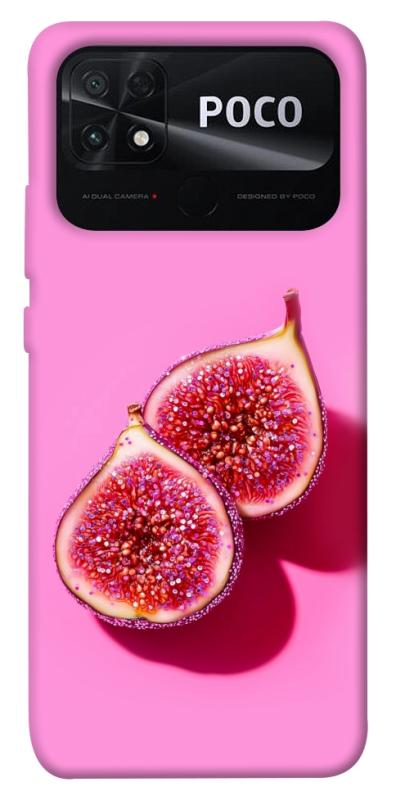 Чехол itsPrint Glowing fig для Xiaomi Poco C40, еда, купить оптом с доставкой