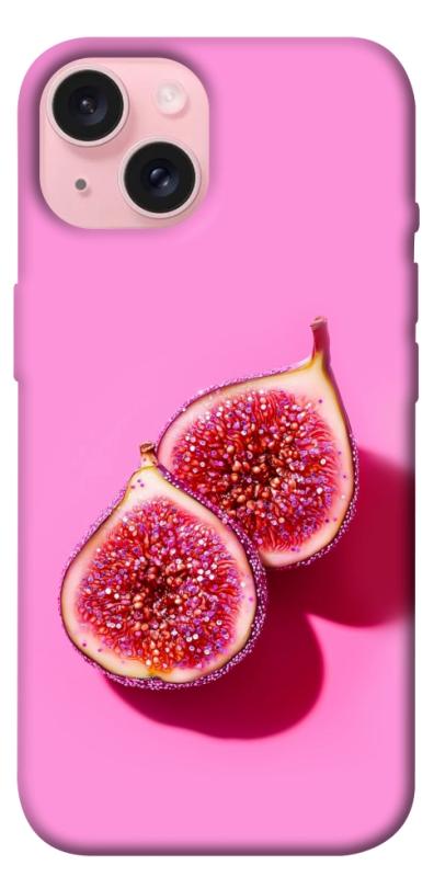 Чехол itsPrint Glowing fig для Apple iPhone 15 (6.1"), еда, купить оптом с доставкой