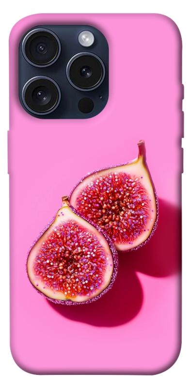 Чехол itsPrint Glowing fig для Apple iPhone 15 Pro (6.1"), еда, купить оптом с доставкой