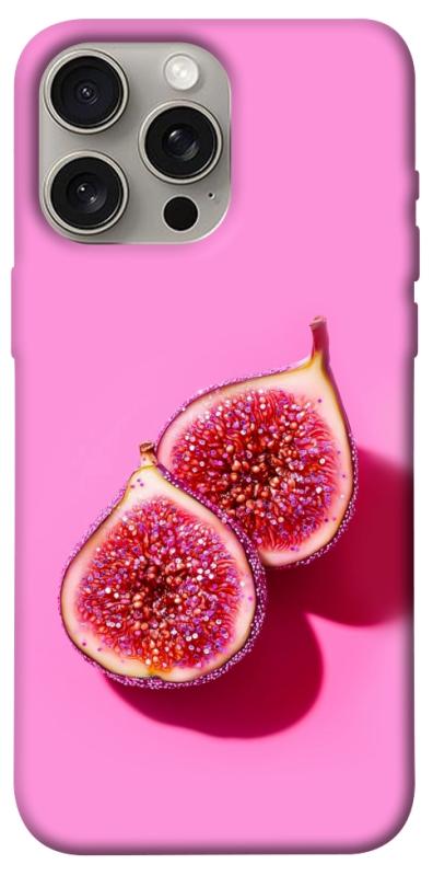 Чехол itsPrint Glowing fig для Apple iPhone 15 Pro Max (6.7"), еда, купить оптом с доставкой