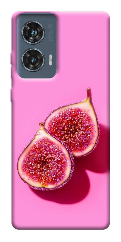 Чохол itsPrint Glowing fig для Motorola Edge 50 Fusion, їжа, купити оптом з доставкою