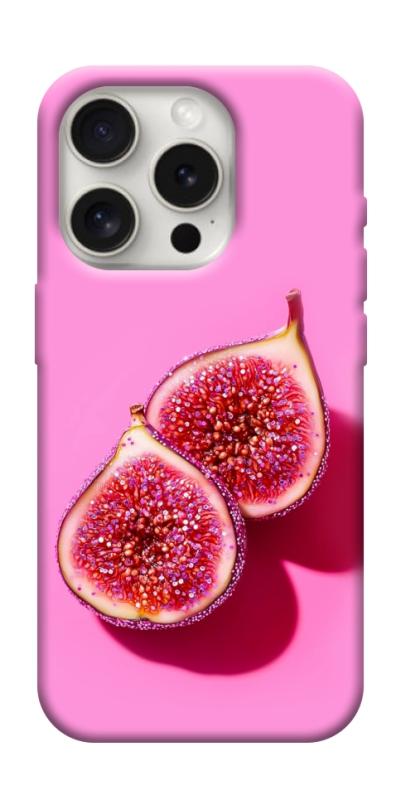 Чехол itsPrint Glowing fig для Apple iPhone 16 Pro (6.3"), еда, купить оптом с доставкой