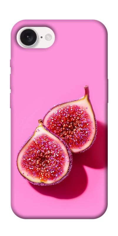 Чехол itsPrint Glowing fig для Apple iPhone 16e (6.1"), еда, купить оптом с доставкой
